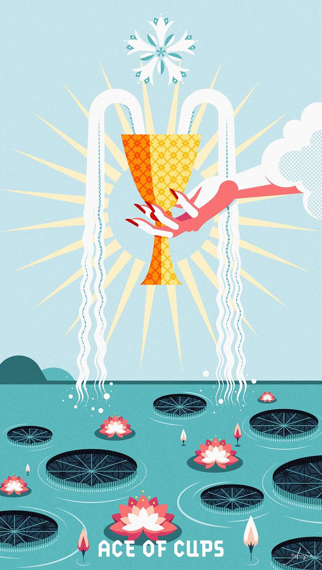 Tarot Deck: Ace of Cups Tarot Deck: Ace of Cups