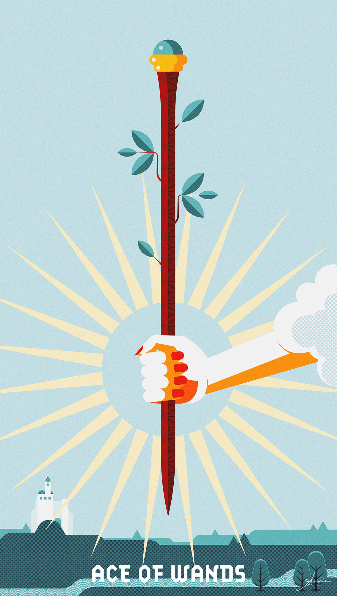 Tarot Deck: Ace of Wands