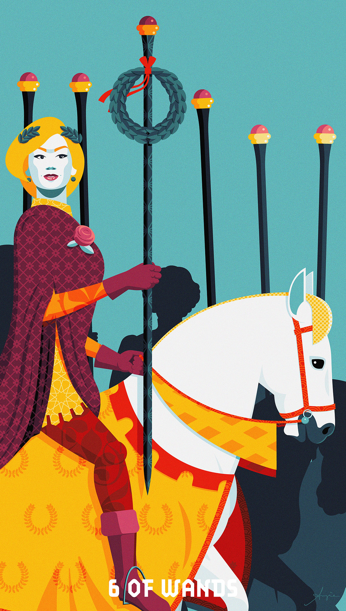 Tarot Deck: 6 of Wands