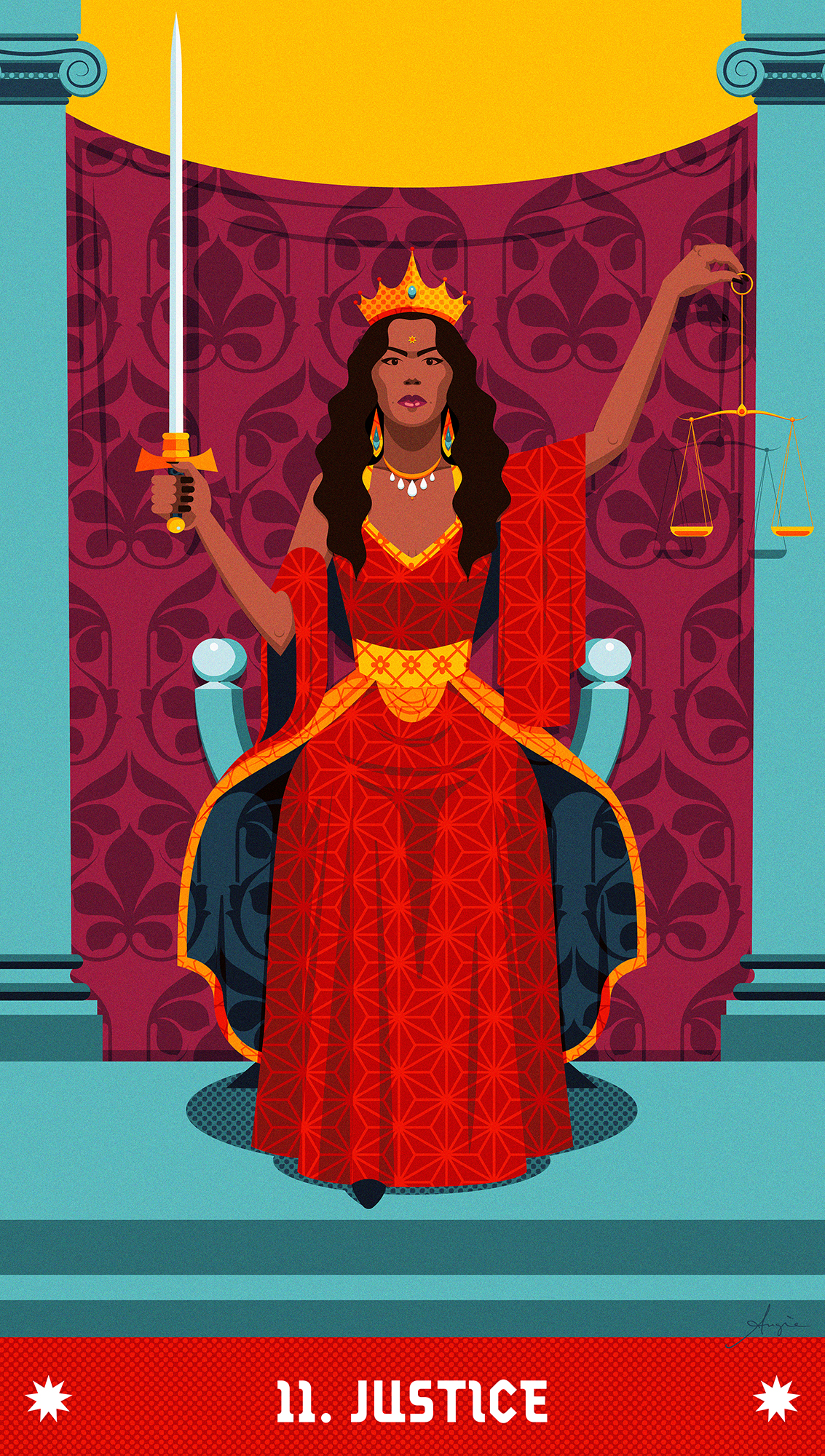 Tarot Deck: Justice Tarot Deck: Justice