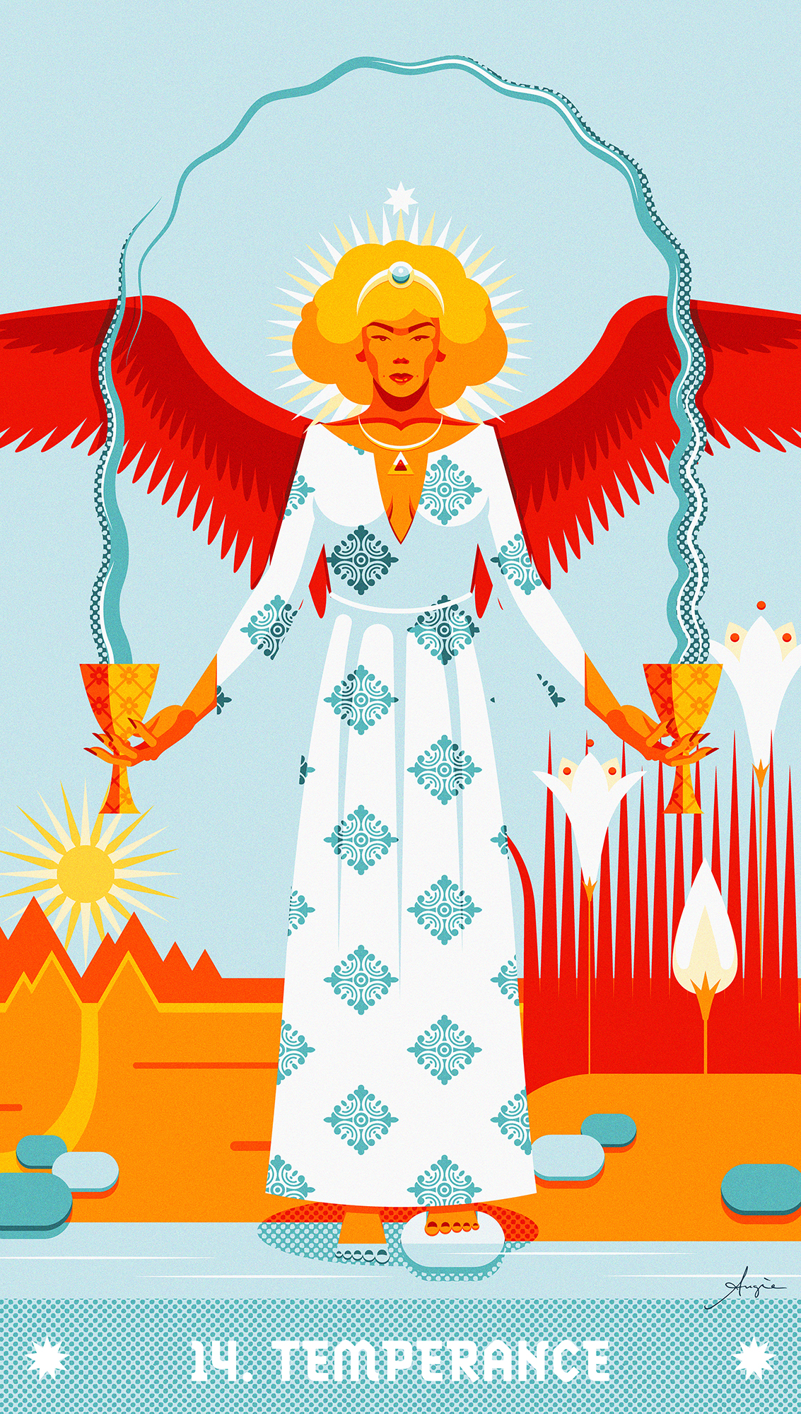Tarot Deck: Temperance Tarot Deck: Temperance