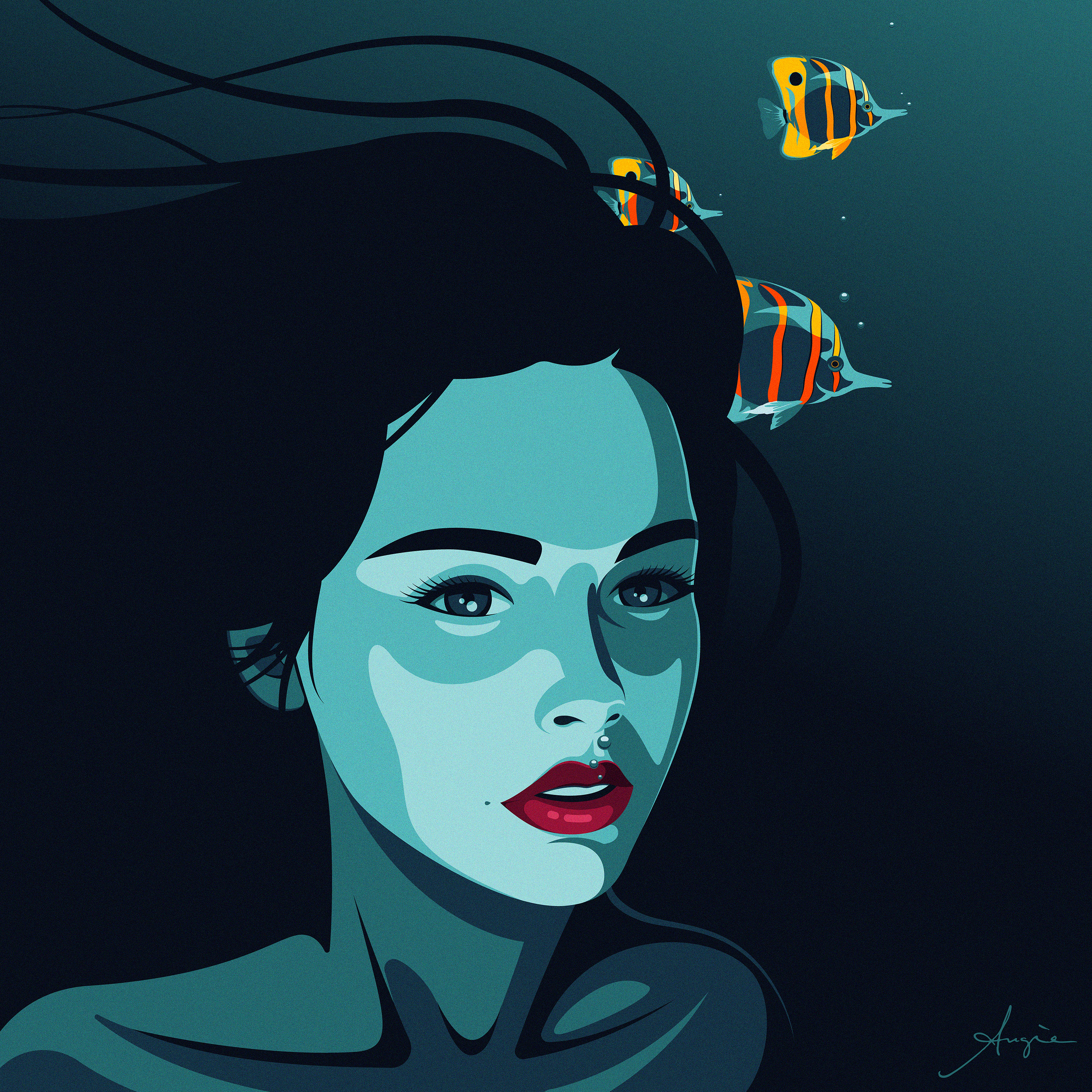 Deep in the Blue series - Chelmon Rostratus Deep in the Blue series - Chelmon Rostratus