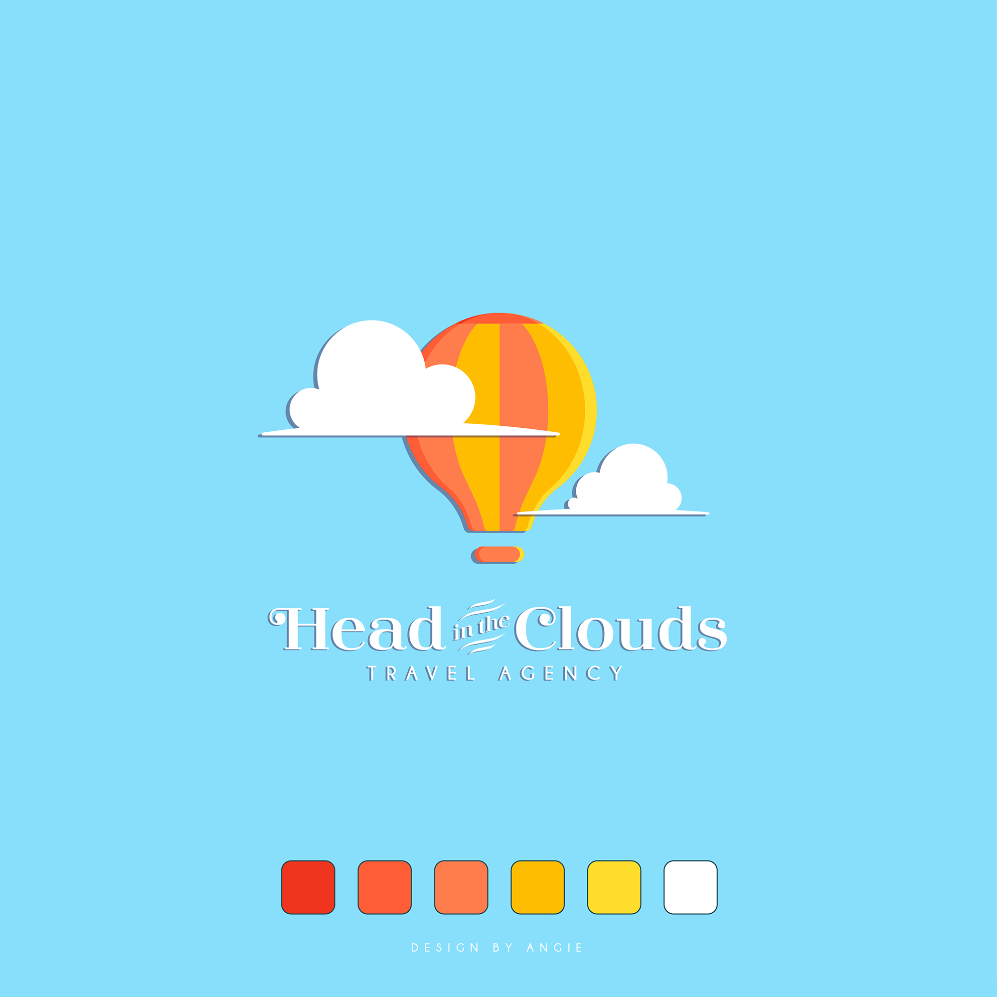 Head in the Clouds Logo - Daily Logo Challenge Head in the Clouds Logo - Daily Logo Challenge