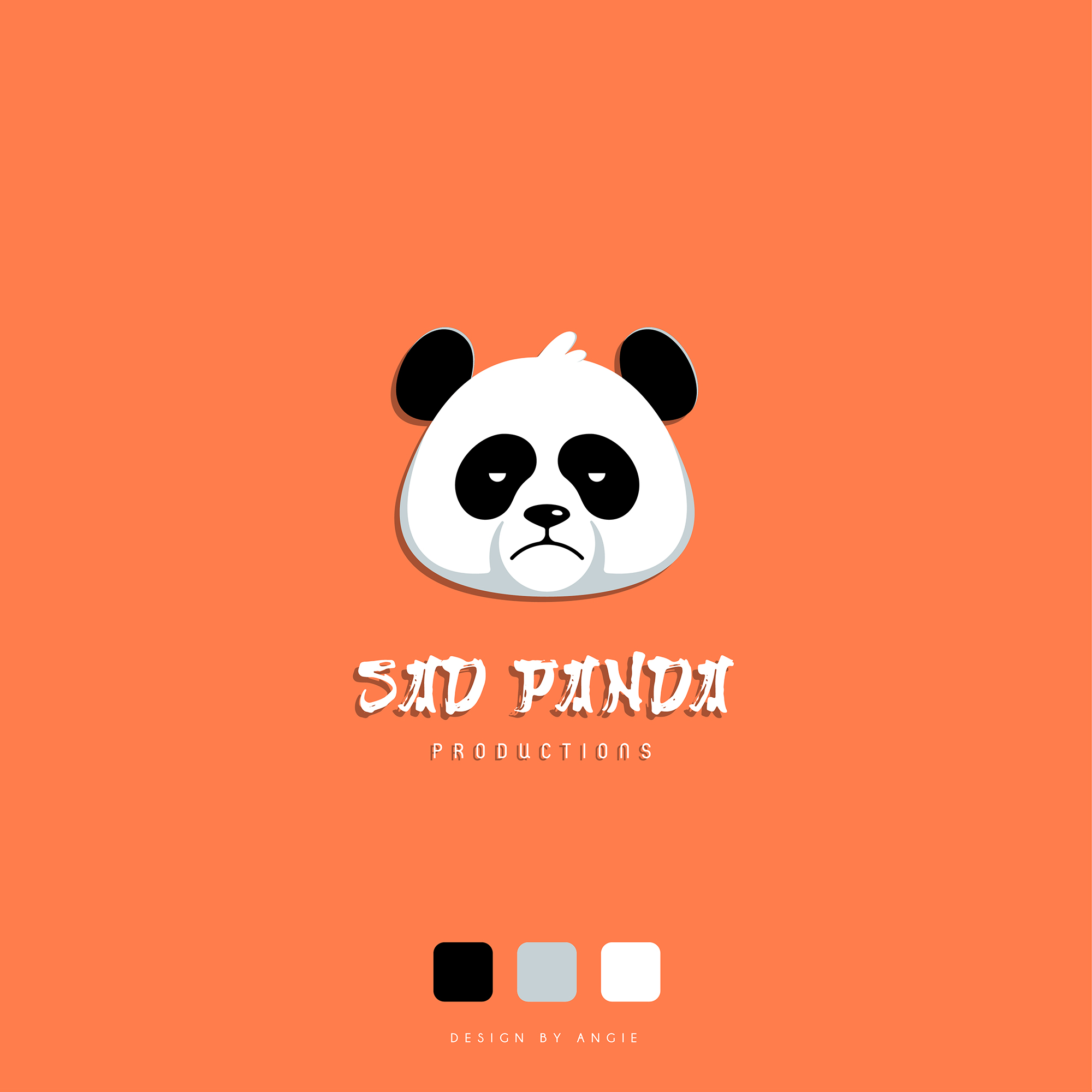 Sad Panda Logo - Daily Logo Challenge Sad Panda Logo - Daily Logo Challenge