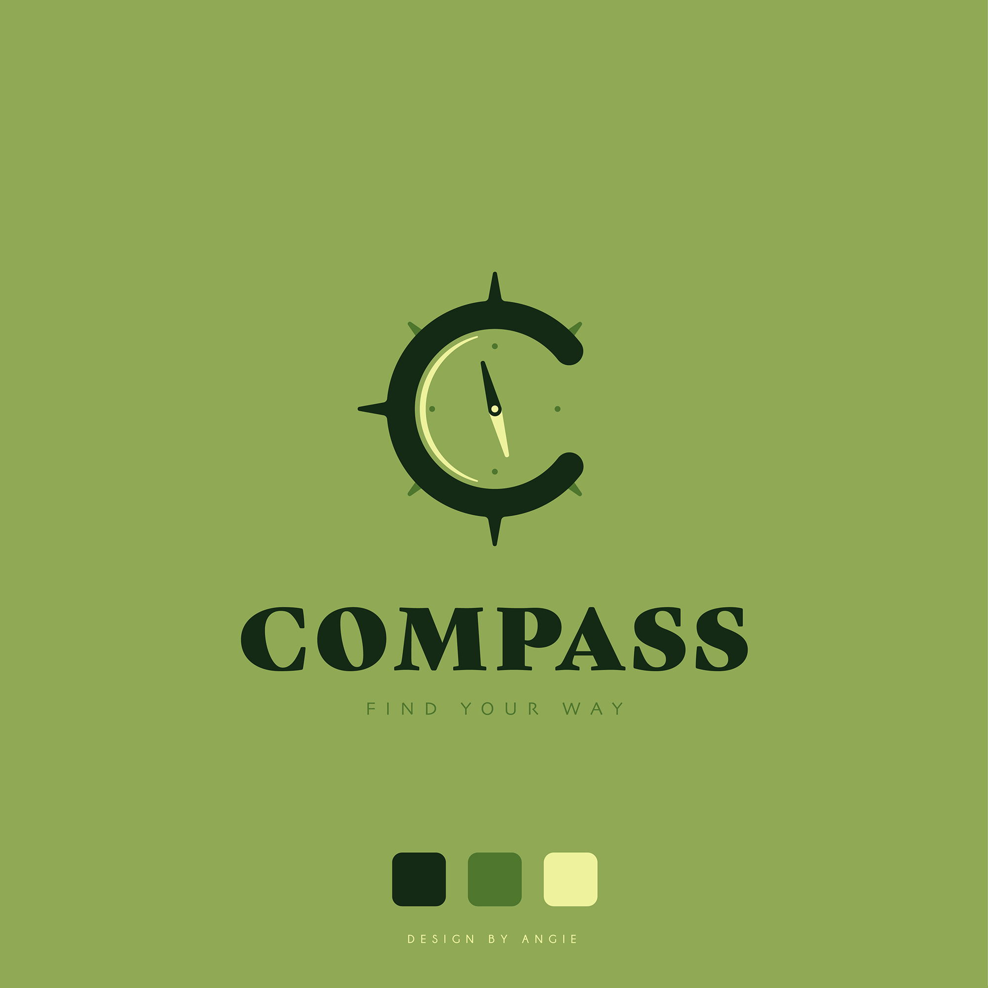 Compass Logo - Daily Logo Challenge Compass Logo - Daily Logo Challenge