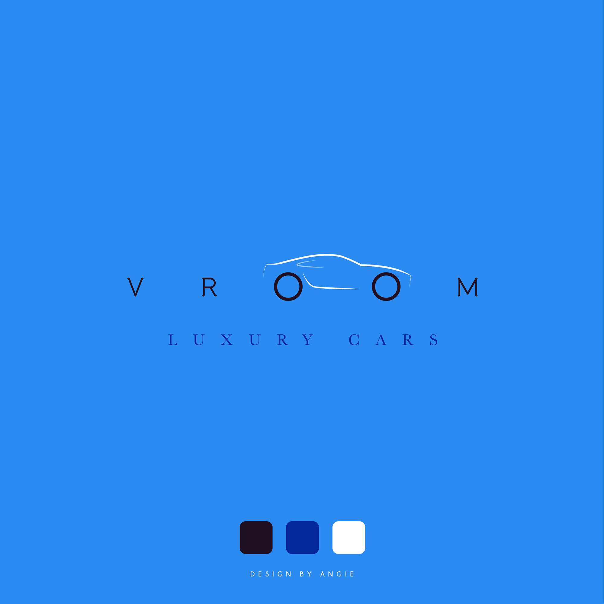 Vroom Cars Logo - Daily Logo Challenge Vroom Cars Logo - Daily Logo Challenge
