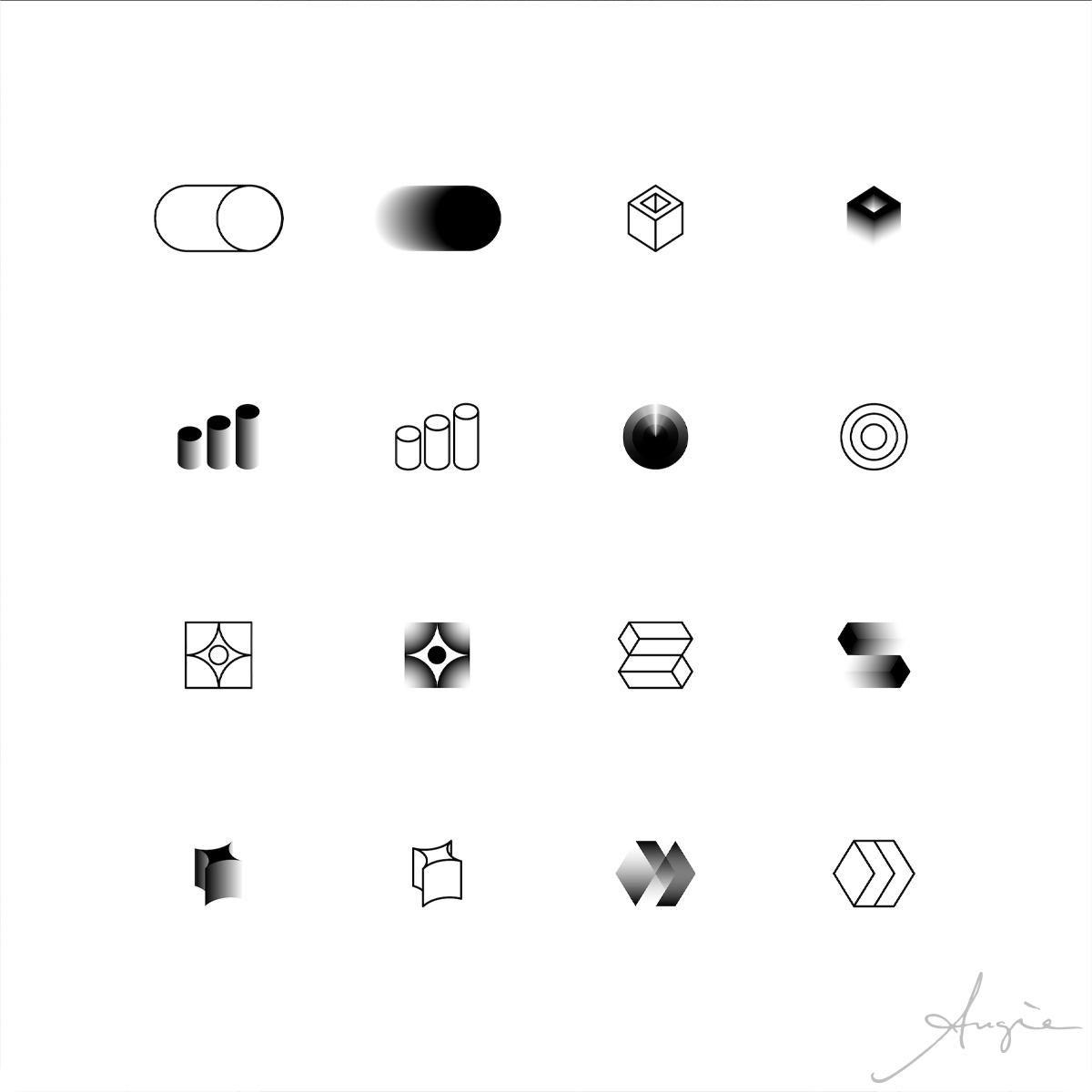 Pictograms & Gradients Pictograms & Gradients
