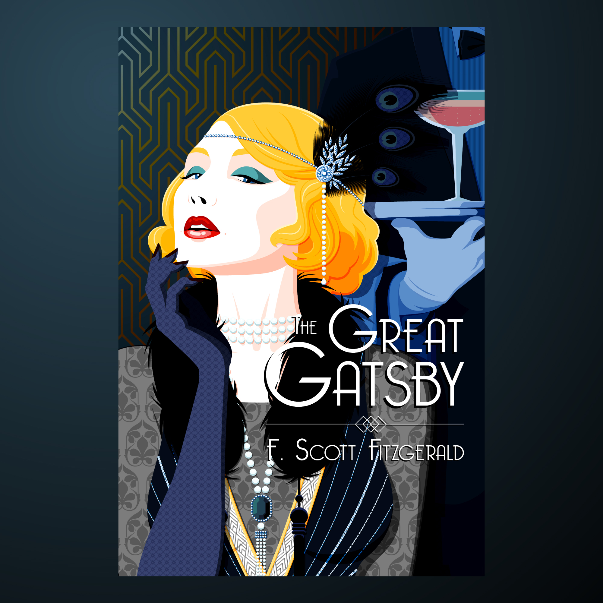 The Great Gatsby Book Cover The Great Gatsby Book Cover