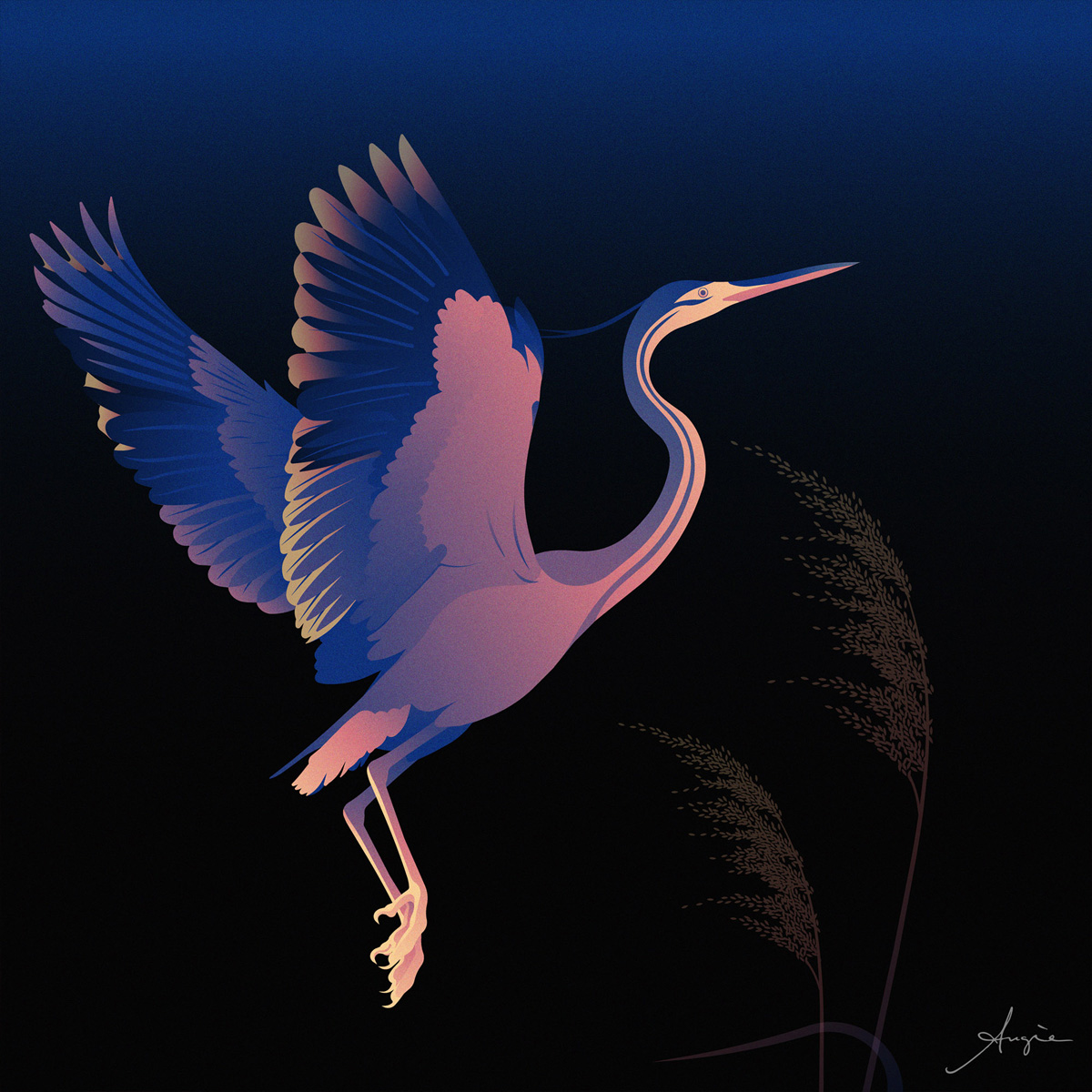 Heron Skyskape Heron Skyskape