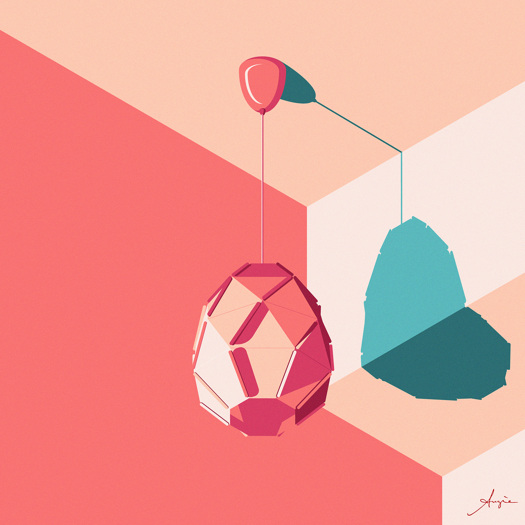 Isometric Drawing: Lamp Shade Isometric Drawing: Lamp Shade