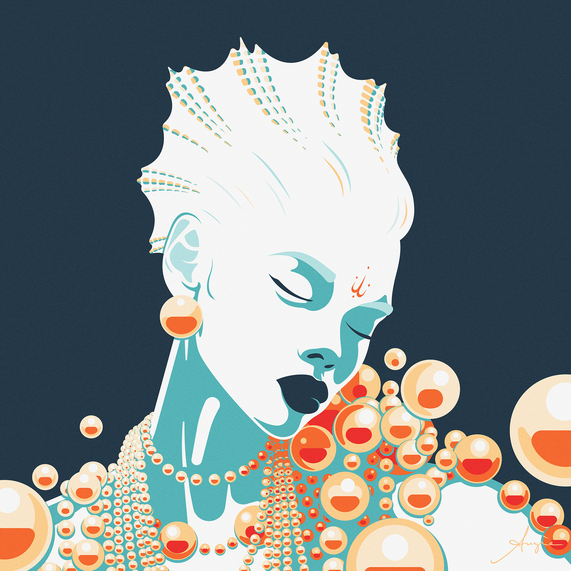 Illustration - Mother of Pearl Illustration - Mother of Pearl