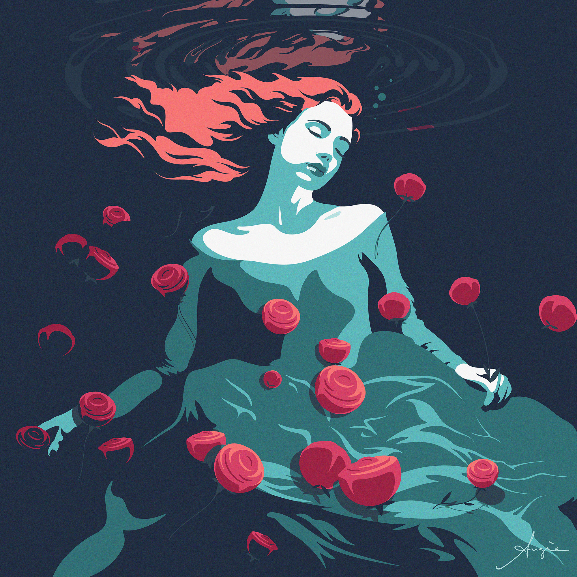 Illustration - Ophelia Illustration - Ophelia