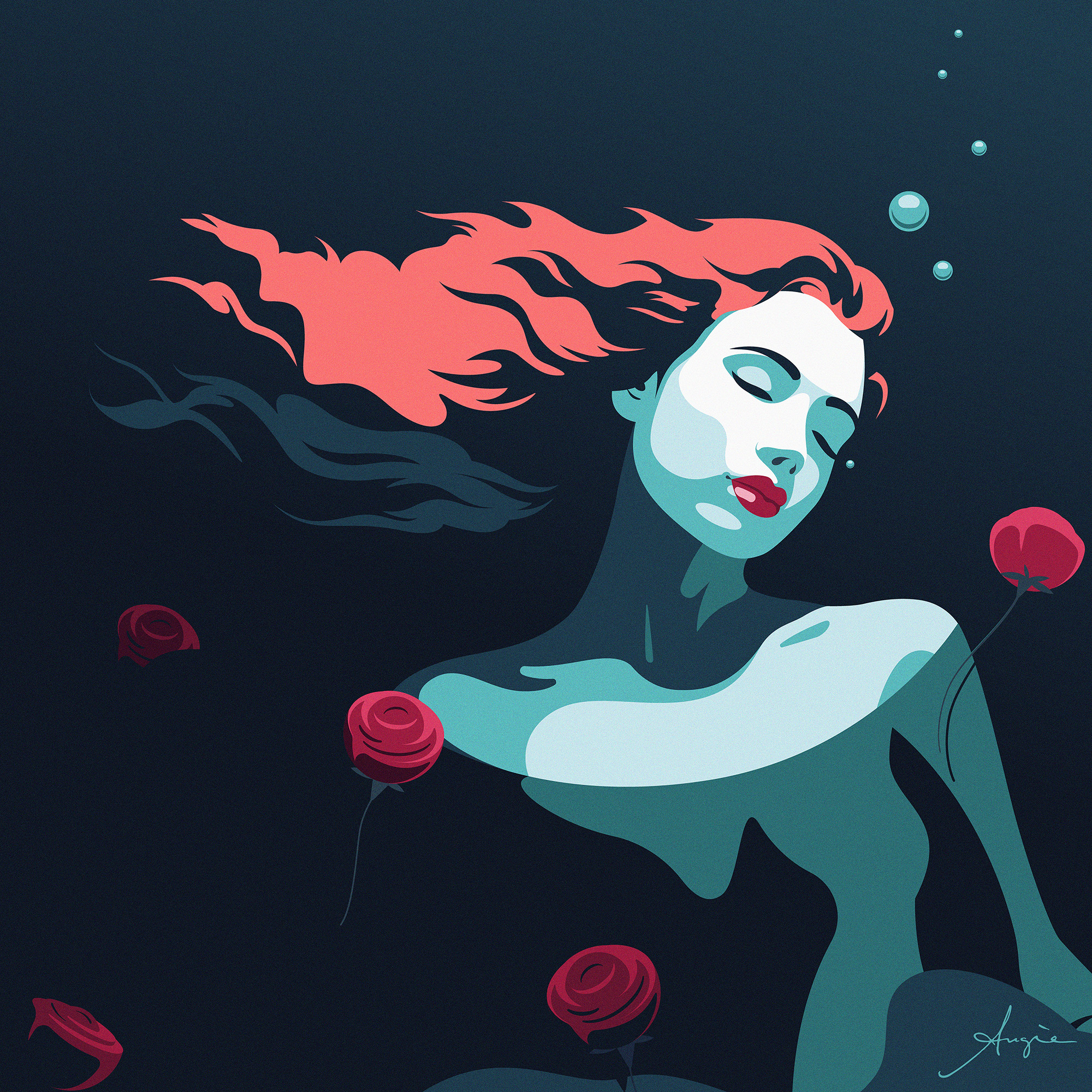 Illustration - Ophelia Illustration - Ophelia
