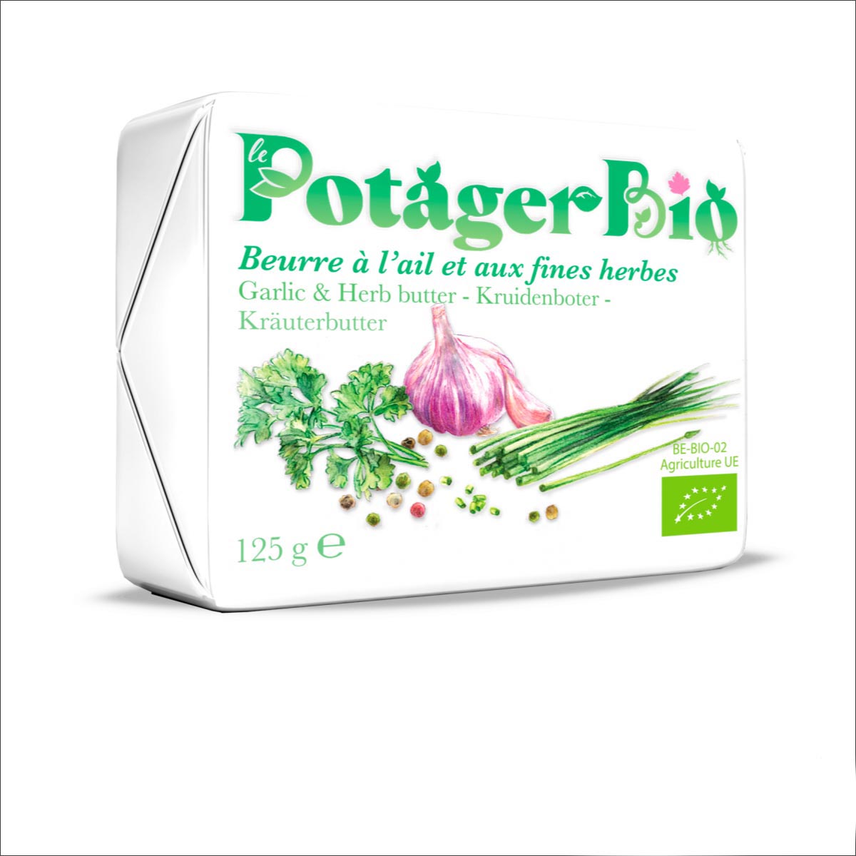 Le Potager Bio Logo and Packaging Le Potager Bio Logo and Packaging