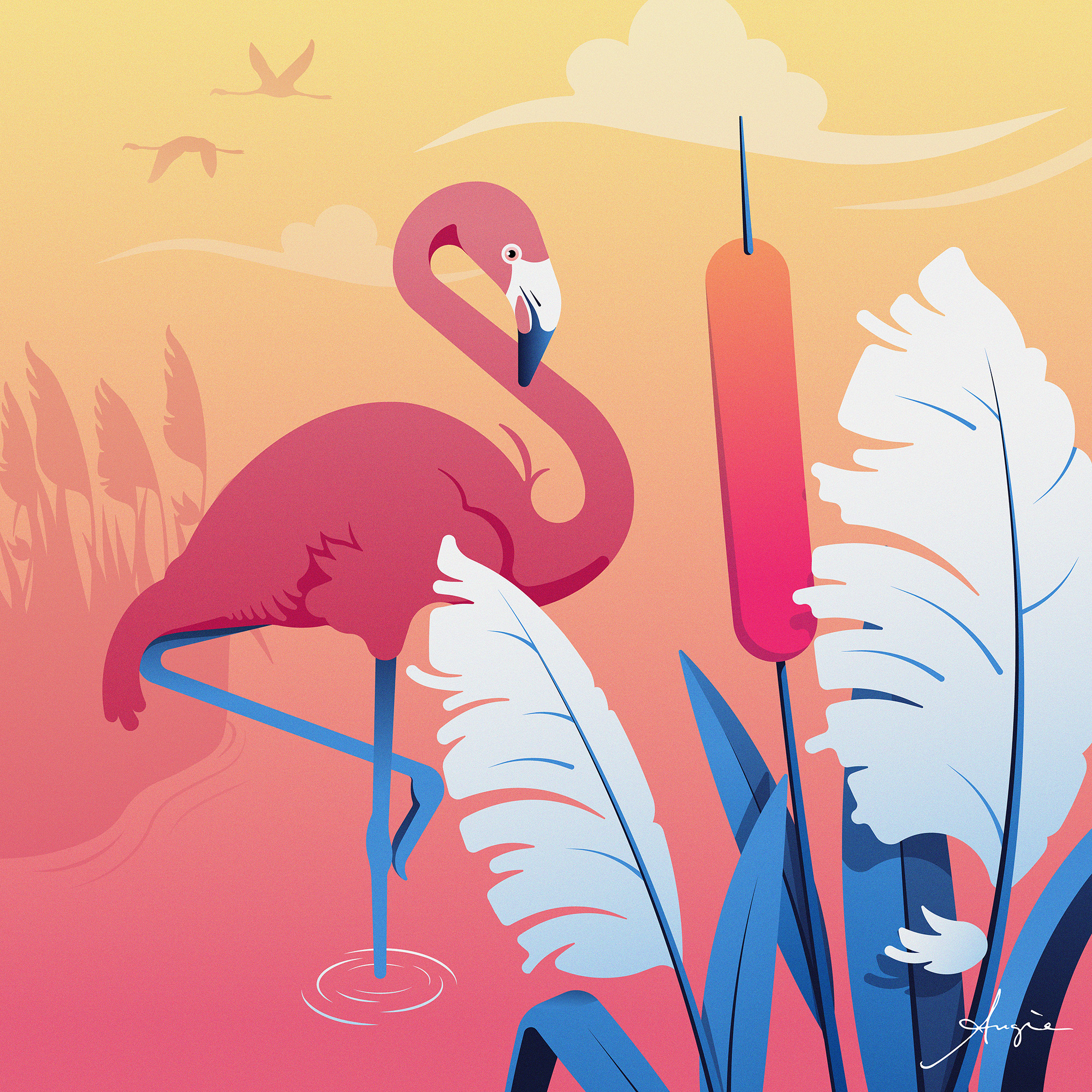 Illustration - Pink Dreams Illustration - Pink Dreams