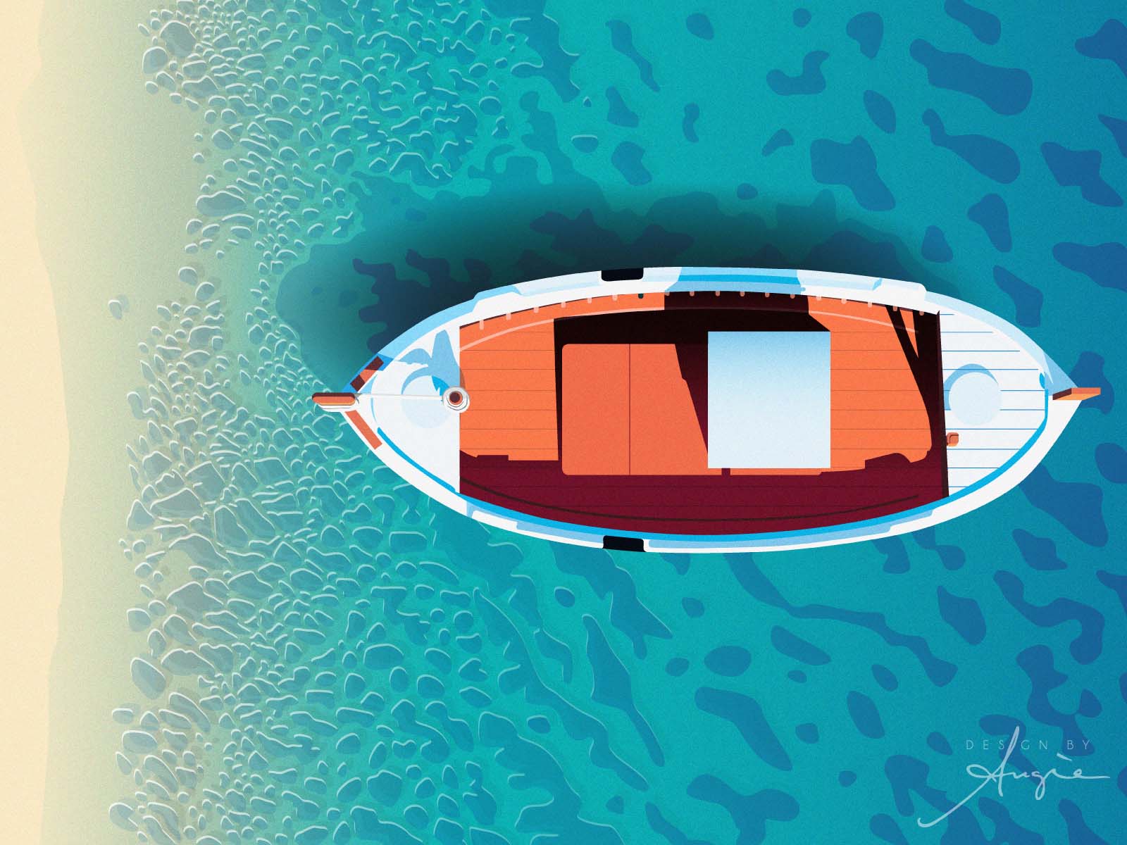 Boat on Sea Boat on Sea